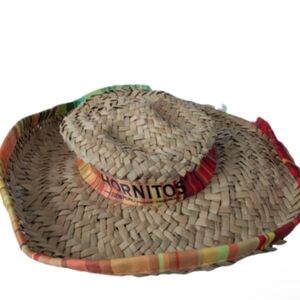 Mexican Horintos Straw Brimmed Part Hat